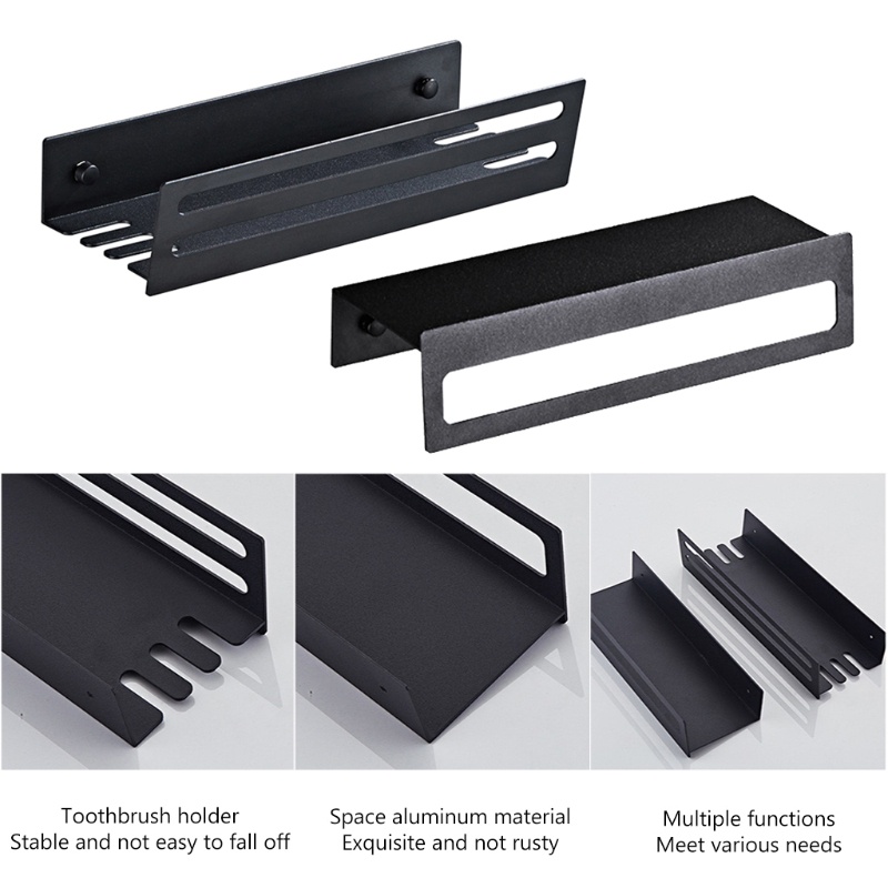 Giá Đỡ Khăn Tắm / Bàn Chải Đánh Răng Gắn Tường Đa Năng Tiện Dụng Cho Nhà Bếp / Phòng Tắm