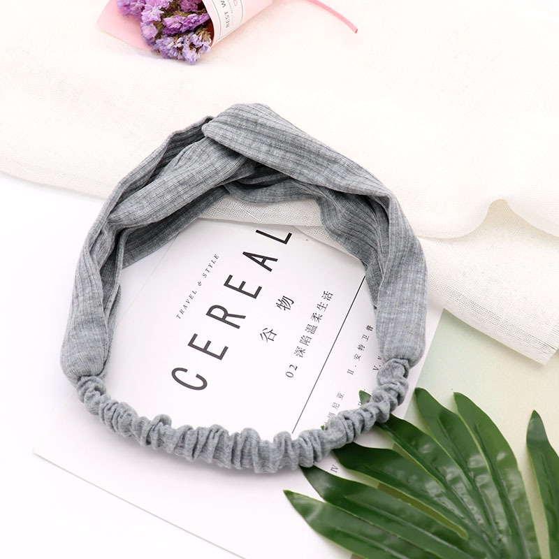 Băng đô chống trượt SD608 thiết kế thắt nút dễ thương phong cách Hàn Quốc làm phụ kiện thời trang cho nữ