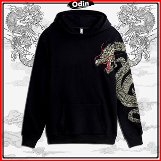 [Hoodie Thêu Cao Cấp] Áó Hoodie nỉ thu đông thêu - Áo thêu hoodie hình rồng - Áo nỉ thu đông