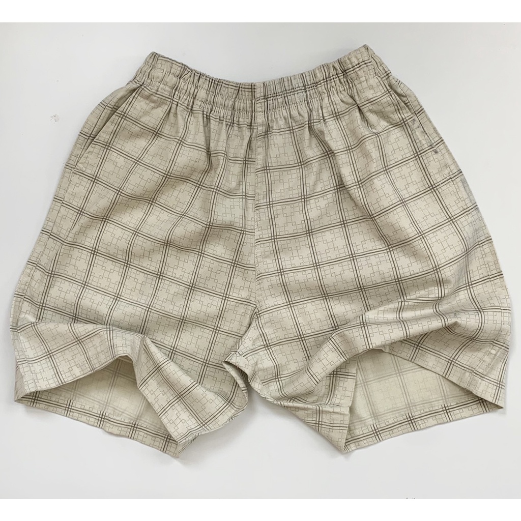 Quần Short Kaki Nam Kẻ Caro - Quần Ngố Kaki Nam Lưng Thun Thời Trang Chất Vải Kaki Mềm Mịn