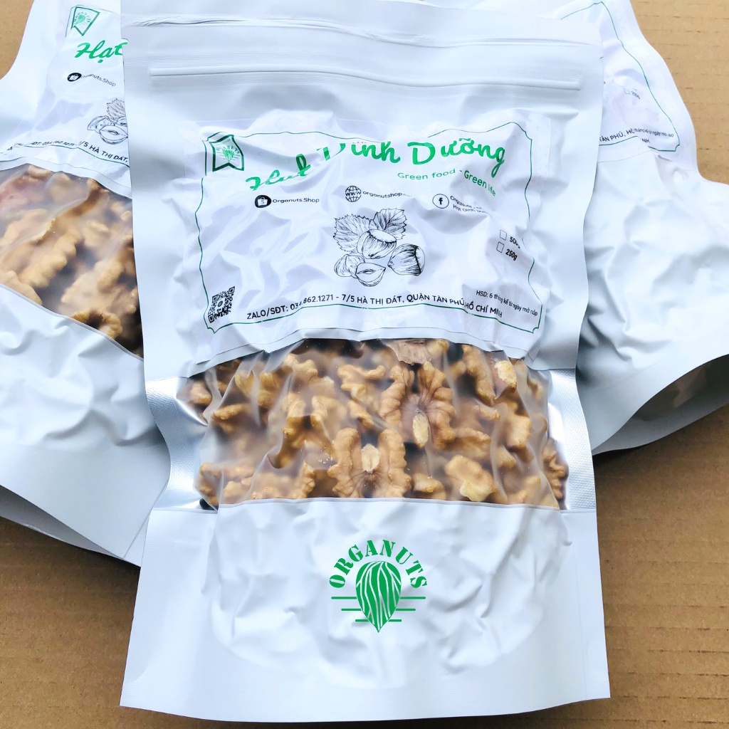 500g Nhân Óc Chó Vàng nhập khẩu Mỹ đã tách vỏ - Thơm ngon, bổ dưỡng by OrgaNuts