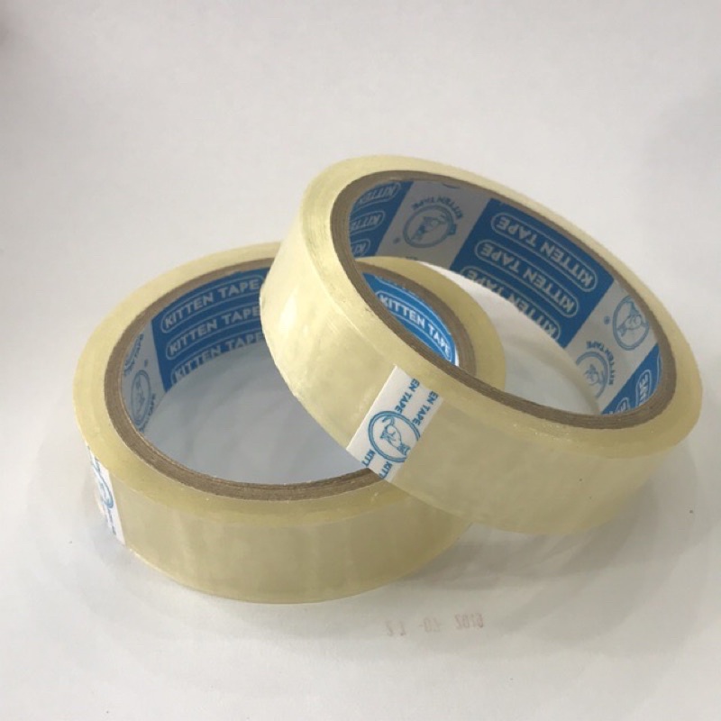 Băng keo trong bản 1.2cm - 2.4cm vòng lớn 91m  Băng dính trong 1.2cm - 2.4cm