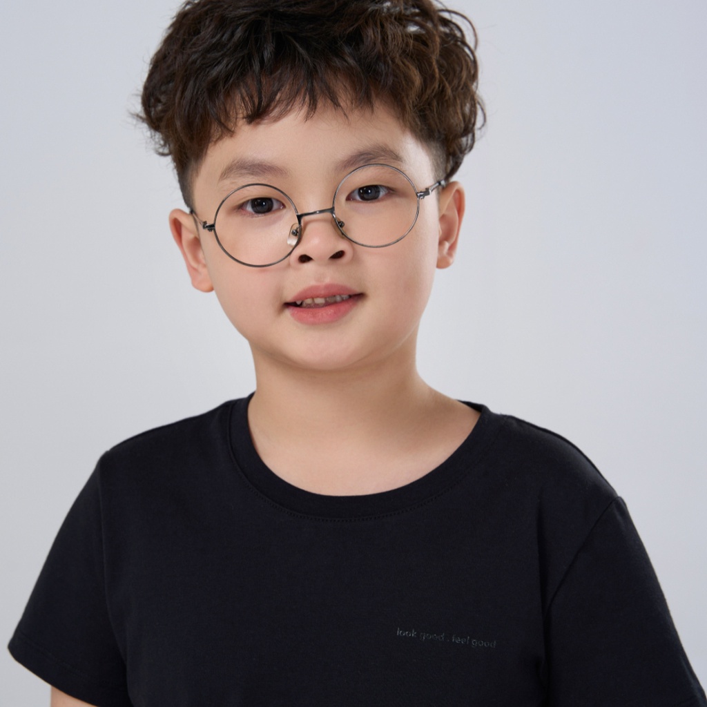 Áo thun trơn cho bé YODY phông cổ tròn tay ngắn, vải cotton thoáng mát, mềm mịn TSK5131