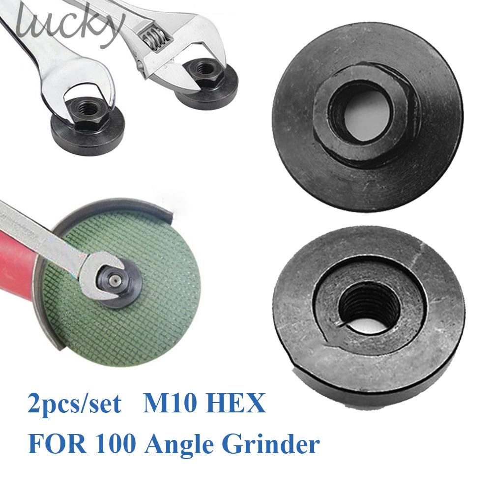 Bộ 2 Đai Ốc Lục Giác Dụng Cụ Thay Thế Cho Máy Mài Góc, Ốc đệm máy mài góc M10 dùng cơ lê 17
