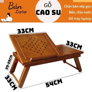 Bàn để laptop bằng gỗ (Vàng cánh gián)