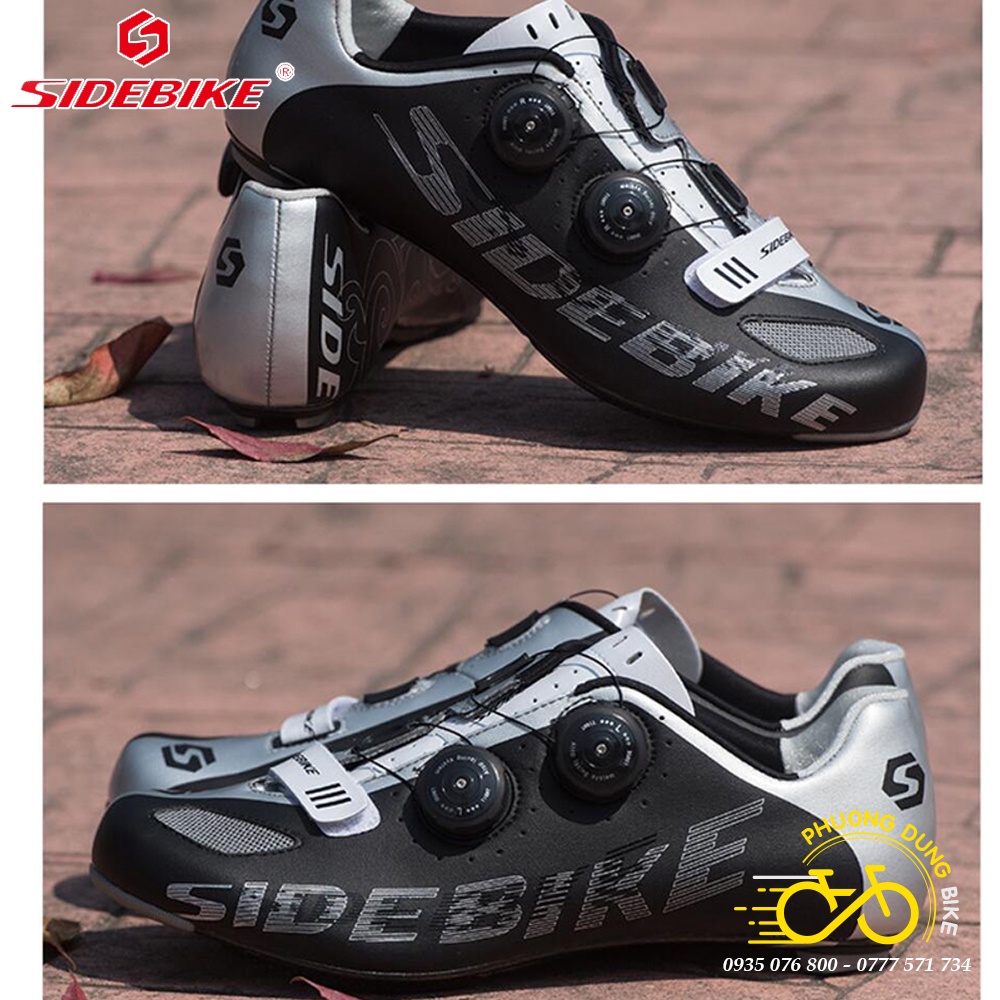 Giày can đi xe đạp thể thao Road SIDEBIKE SD-002 - 2 Khóa Vặn