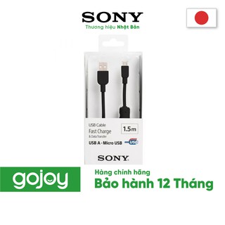 Cáp microusb sony 1,5m cp-ab150/bc ww chính hãng - hàng phân phối