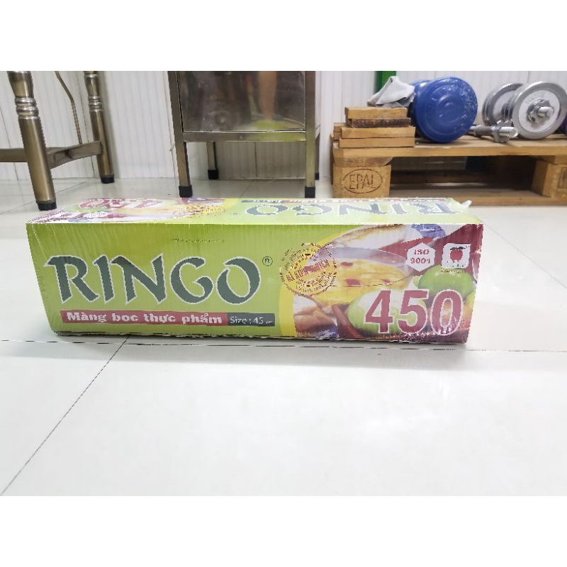 Màng bọc thực phẩm RINGO F450-45 khổ 45cm nguyên siu nặng 2.05kg