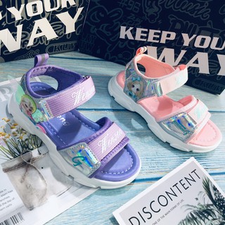 Dép quai hậu sandal công chúa elsa cho bé gái a274-275