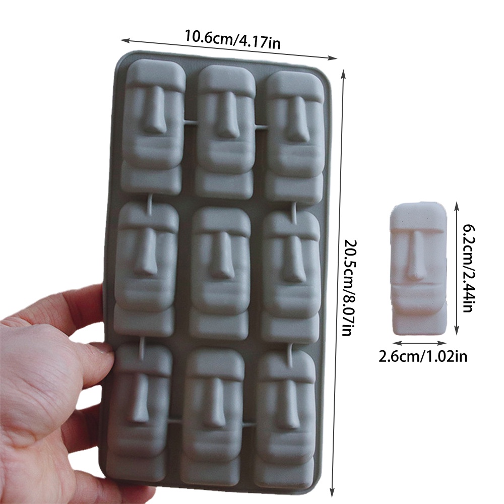 Khuôn Silicone Làm Tượng Đá Xi Măng Hình Hòn Đảo Phục Sinh