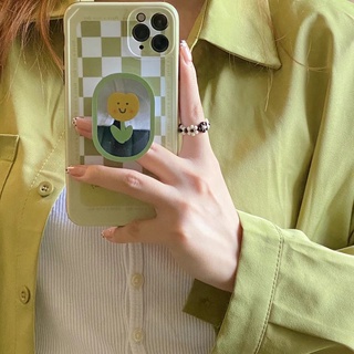 Ốp điện thoại có giá đỡ hình hoa thích hợp cho iphone 11 12promax 13 13promax 7 8plus