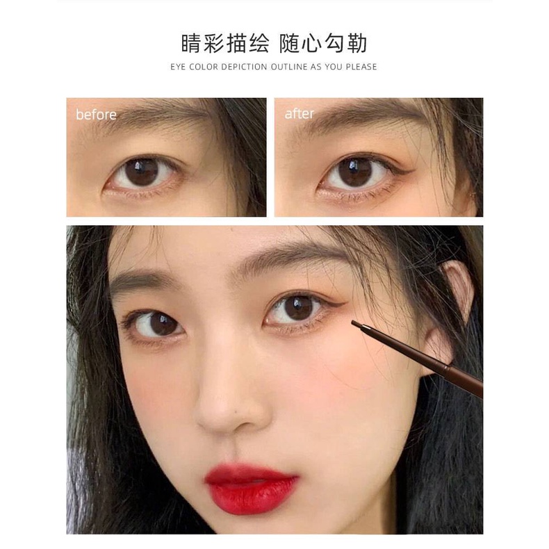 Bút Kẻ Mắt Chống Thấm Nước Lâu Trôi Thương Hiệu Merssitin