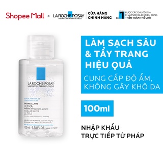 Nước tẩy trang và làm sạch sâu cho da nhạy cảm La Roche-Posay Micellar Water Ultra Sensitive Skin 100ml