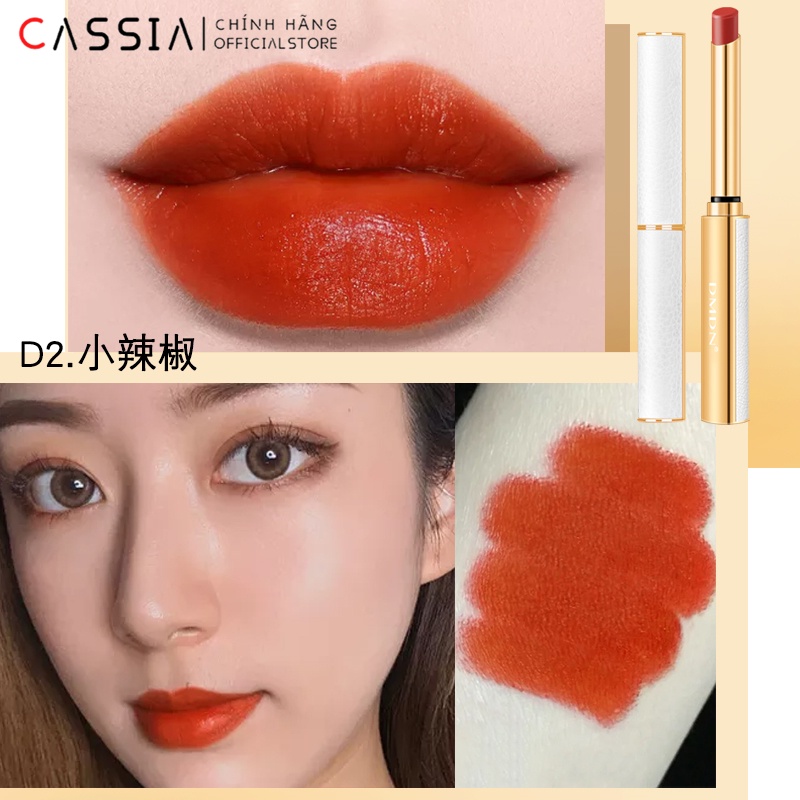 Son lì Nội Địa Trung Da Trắng Lâu Trôi, Lipstick Mềm Mượt, Son Kem Chất Nhung Lì, Lên Tone Chuẩn Tôn Da DMDN