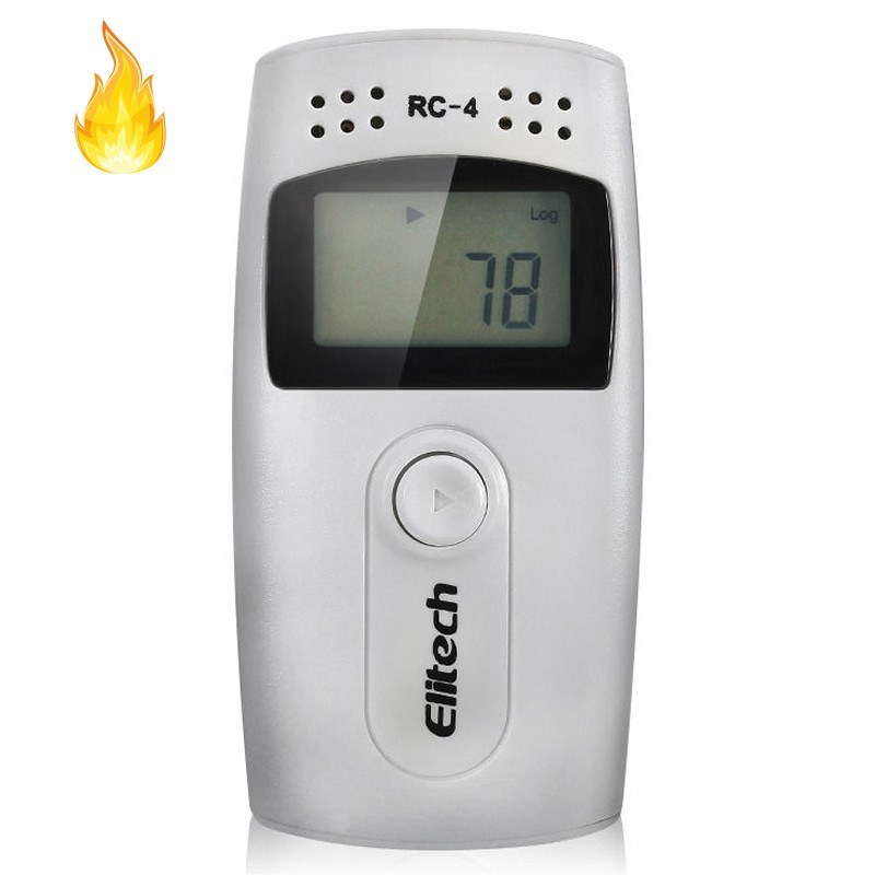 Bộ cảm biến nhiệt độ ngoài Elitech Rc-4 Usb 16000 kèm phụ kiện