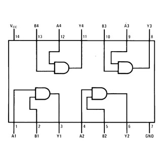 Linh Kiện 74LS08 Quad 2-input AND Gate DIP14