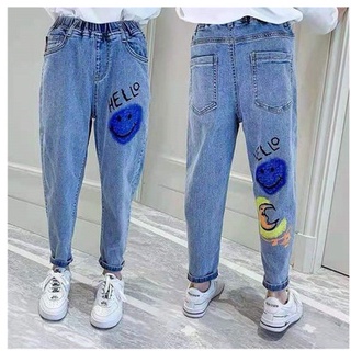 Quần Jeans Kiểu Dễ Thương Dành Cho Bé Gái