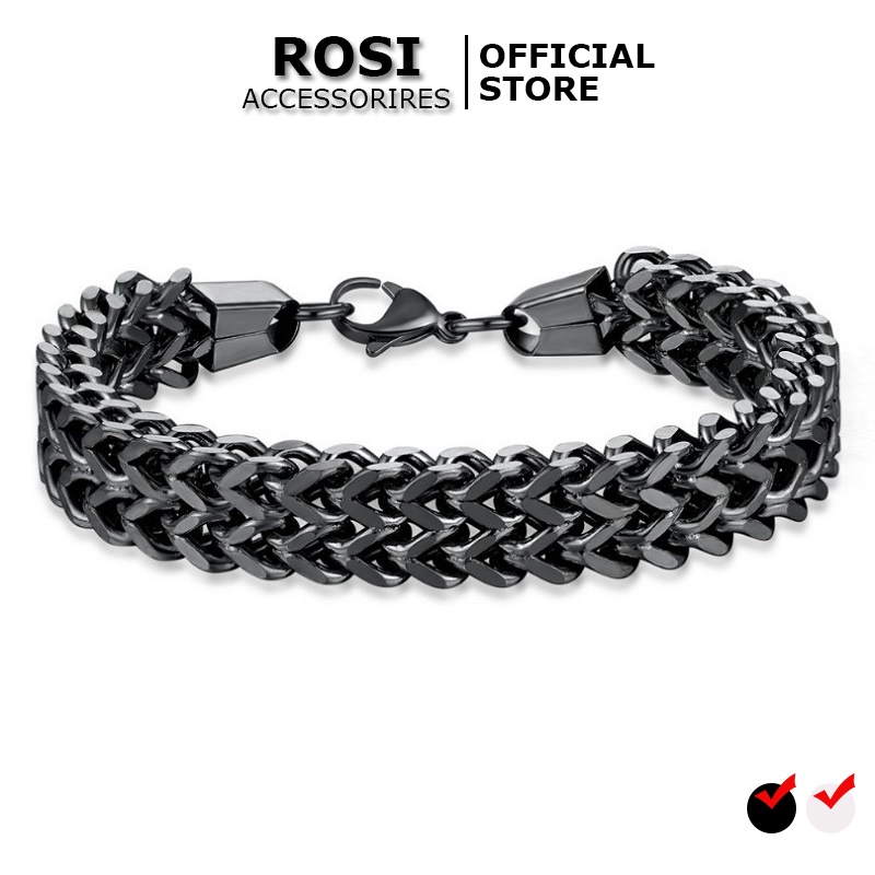 Lắc tay nam xướng rắn vòng đeo tay nam titanium nhiều màu lựa chọn