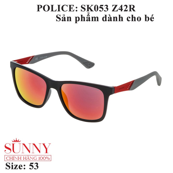 Kính mát chính hãng Police SK053 màu sắc thời trang, thiết kế dễ đeo bảo vệ mắt