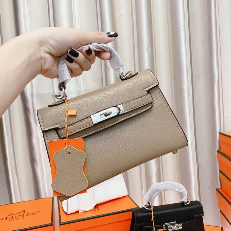Túi Xách Nữ hm kelly size 19 TẶNG KHĂN LỤA | BigBuy360 - bigbuy360.vn
