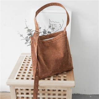 Túi tote, túi vải chéo nhung