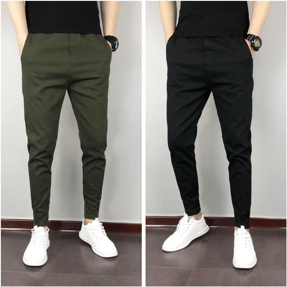 Quần Jogger kaki chất liệu Hàn co dãn xịn xò. Hai màu siêu đẹp, siêu dễ phối!!!!