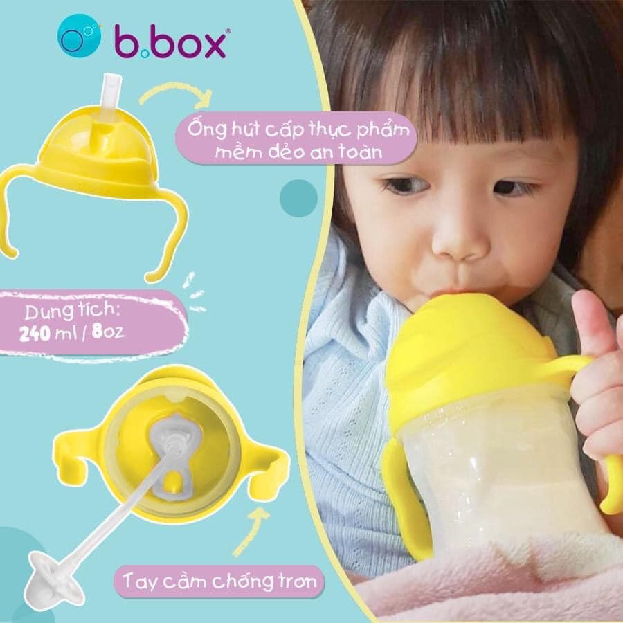 Bình tập uống nước BBox 240ml cho bé từ 6M - Xuất xứ Úc