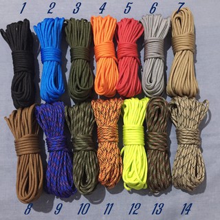 dây paracord 9 lõi 4mm tròn - 10 mét