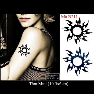 Hình xăm dán xoáy lớn B211