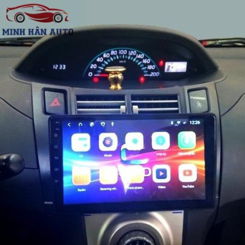 Bộ màn hình ANDROID cho xe TOYOTA YARIS 2007-2013,RAM 1G,ROM 16G-mua phụ kiện ô tô,kinh doanh phụ kiện đồ chơi ô tô