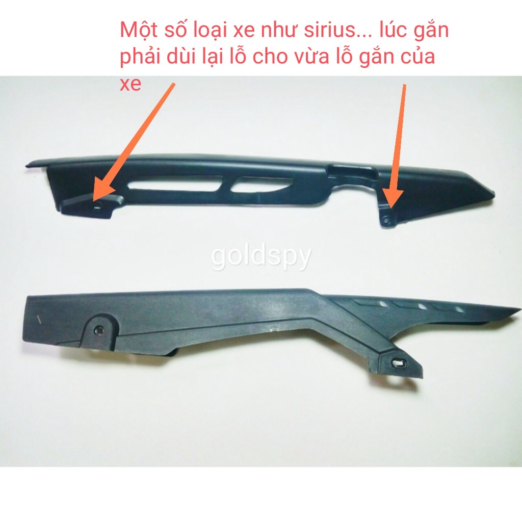 Chắn xích nhựa xe máy - Cacte nhựa chế cho mọi loại xe