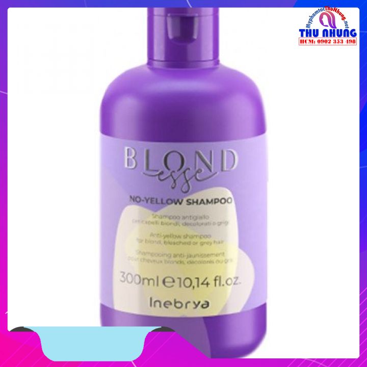 Inebrya Ice Cream No-Yellow Shampoo dầu gội chăm sóc tóc bạch kim 300ml