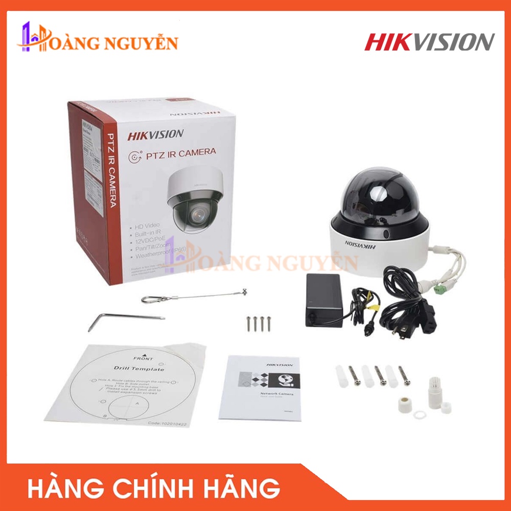 [NHÀ PHÂN PHỐI] Camera IP PTZ HIKVISION DS-2DE4A425IW-DE 4MP - Tính Năng Smart Tracking, Chuẩn Nén H.265+