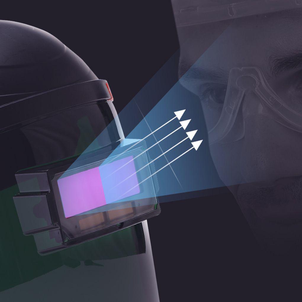 Mũ Hàn Tròn Bảo Vệ Mặt Tự Động Tối Có Thể Điều Chỉnh