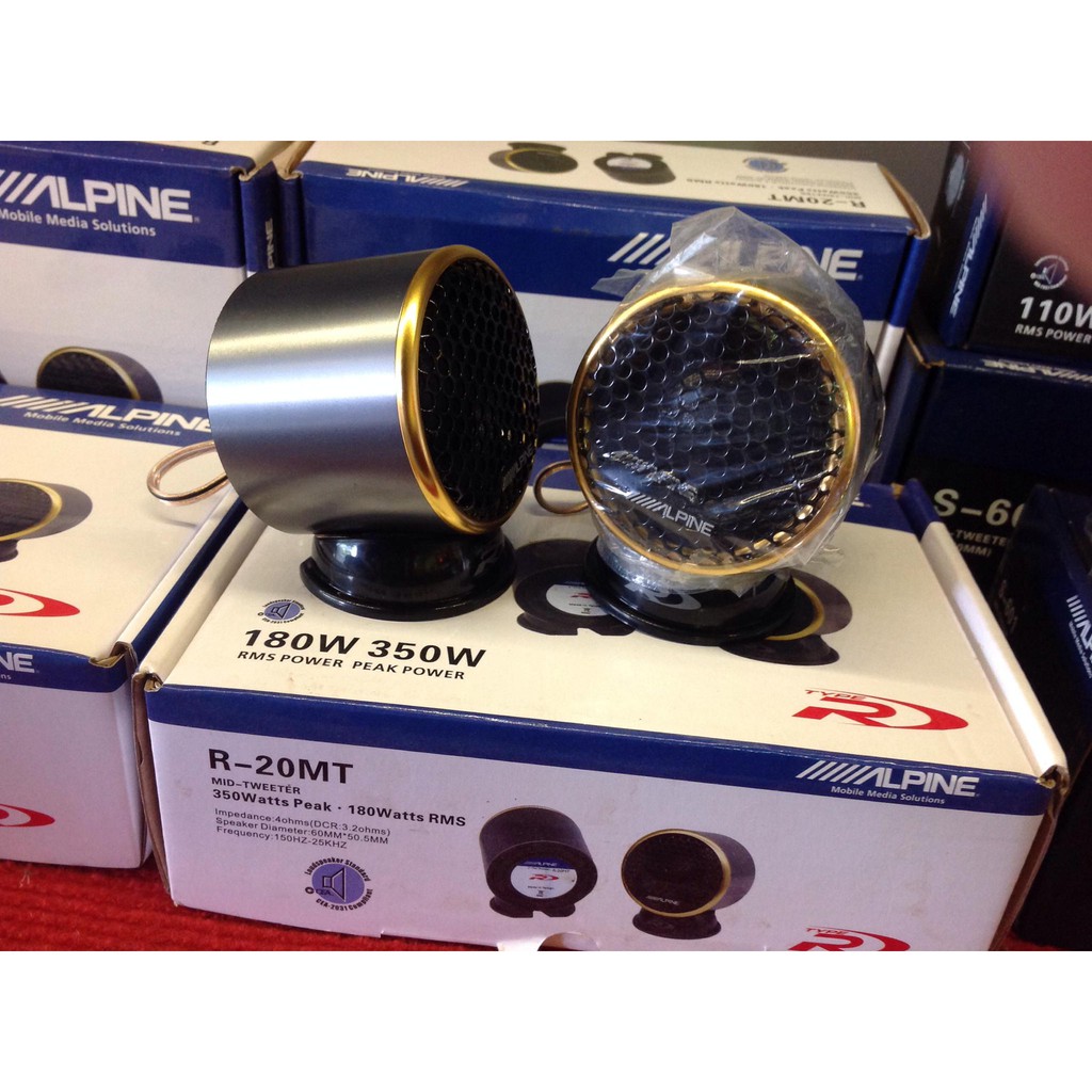 Loa Tep Alpine R-20MT cao cấp dành cho ô tô