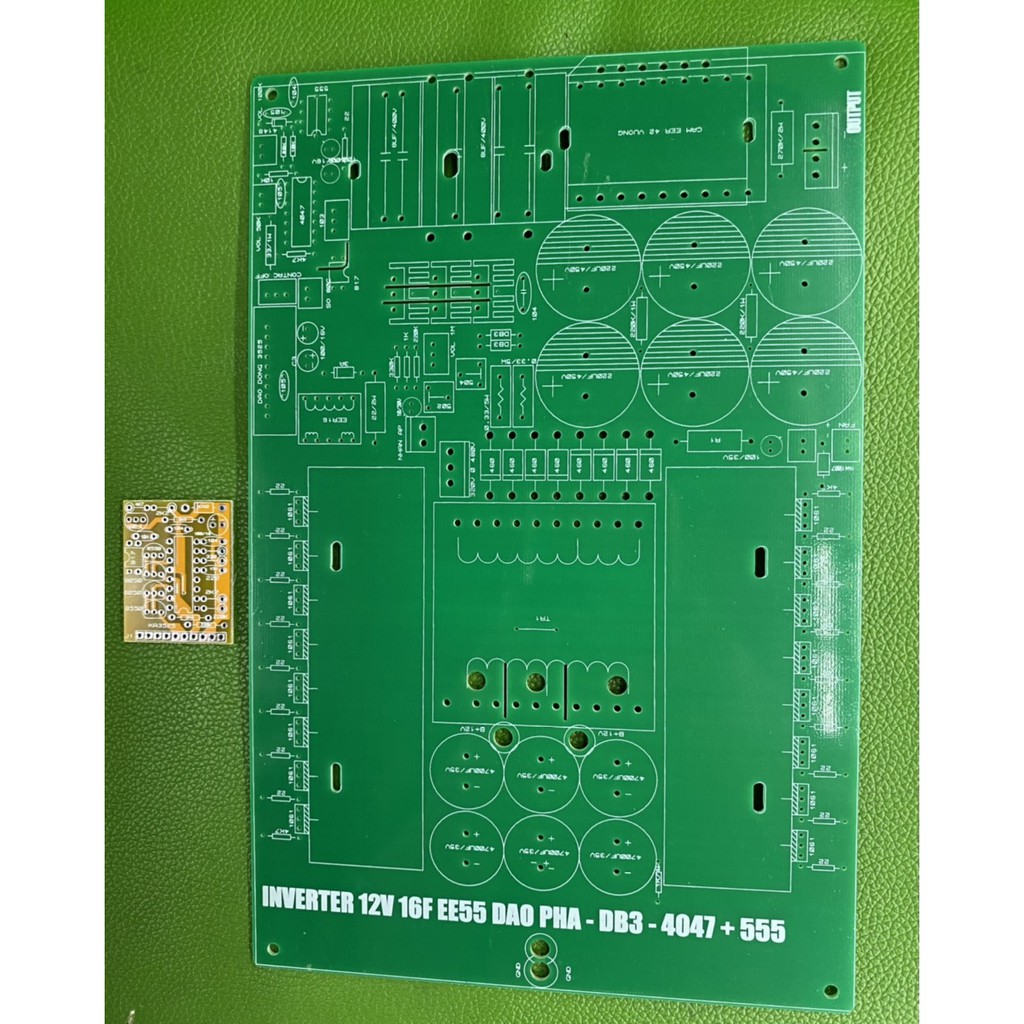PCB bo mạch kích điện 16 fet đảo pha FR4