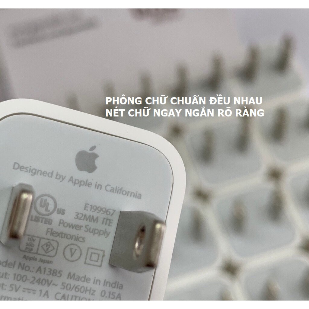 Bộ Sạc iPhone Chính Hãng Apple- Sạc iPhone Zin Bóc Máy ️Bảo Hành 12 Tháng 1 Đổi 1 ️