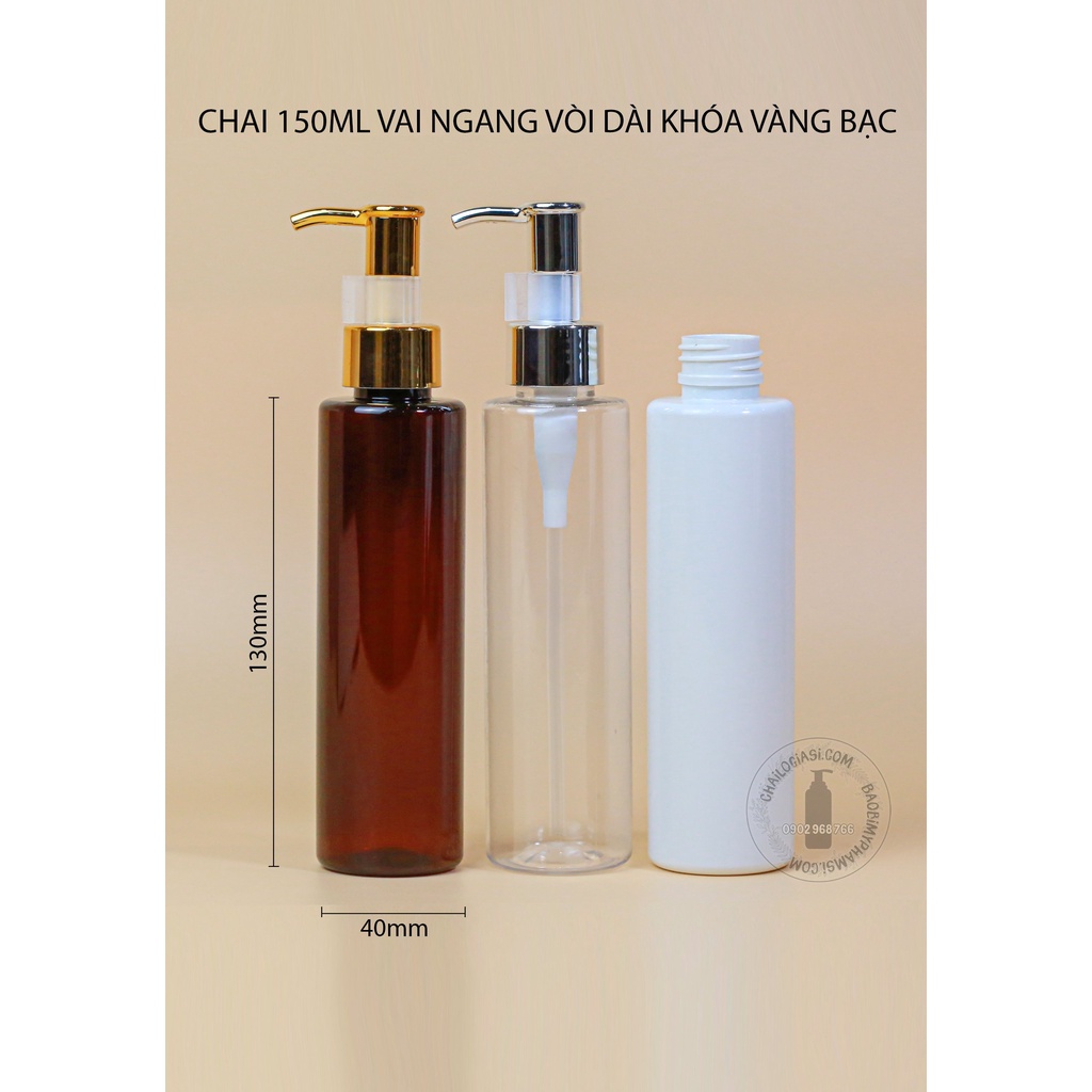 CHAI NHƯA VAI NGANG 150ML