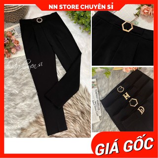 QUẦN TÂY CÔNG SỞ PHỐI LOGO CỰC XINH TS33 ⚡ẢNH THẬT⚡ QUẦN TÂY CÔNG SỞ ⚡ QUẦN DÀI NỮ