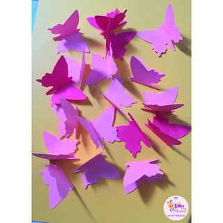 Bướm giấy trang trí - tinu flower - giao màu ngẫu nhiên