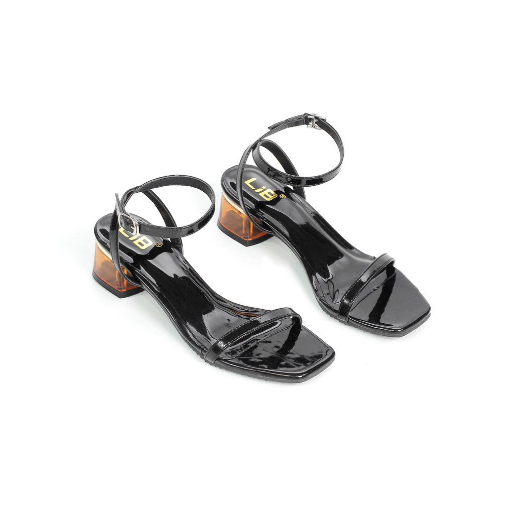 LiB - Giày Sandal Nữ Thời Trang Đế Vuông 3cm Quai Ngang S512