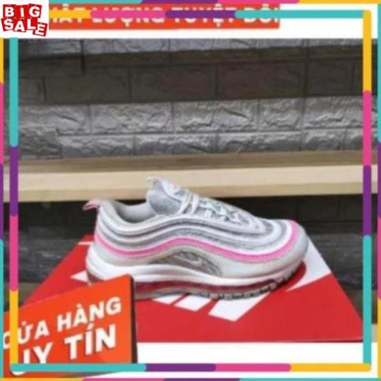 Ả𝐍𝐇 𝐓𝐇Ậ𝐓 Giày Nike Airmax 97 size 37.5 . : : ' Chuẩn * ' $ _mi9 : !