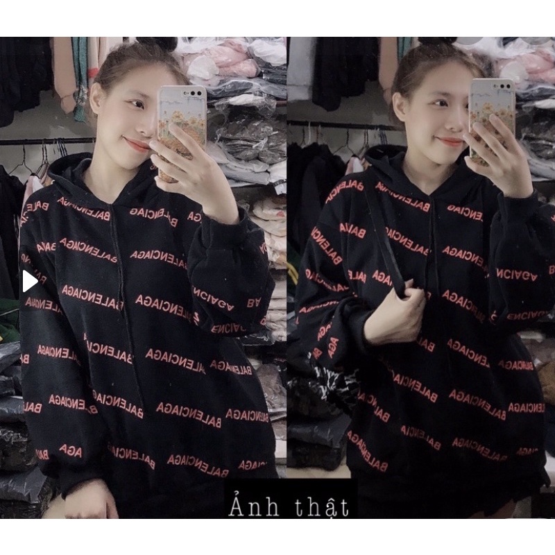 ❤️freeship❤️ÁO BALEN CHỮ HỒNG SIÊU HÓT