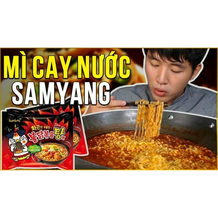 Mì gà cay SAMYANG 145gr- Lốc 5 gói