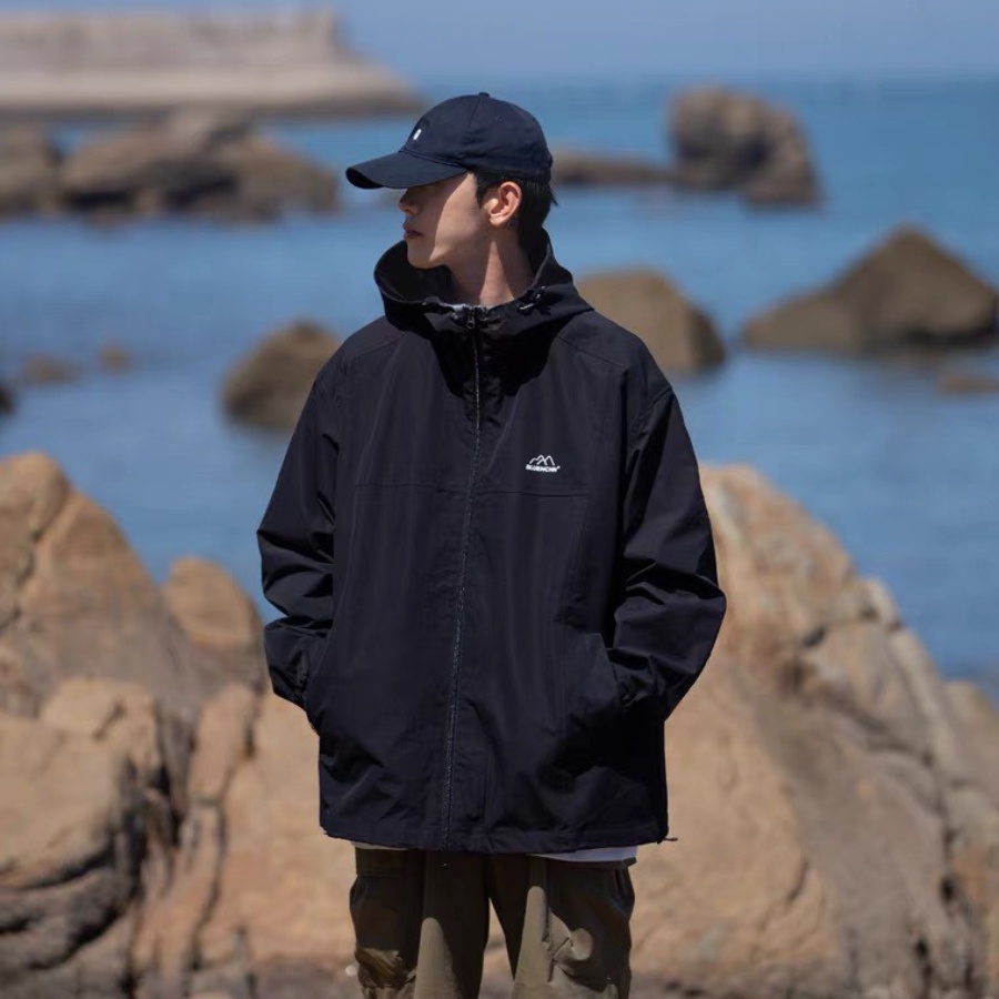 Áo khoác gió unisex 2 lớp, chống nước, chống bụi - Local Brand ZONEF OFFICIAL