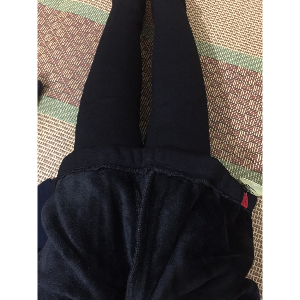 Quần bầu leggings lông dày