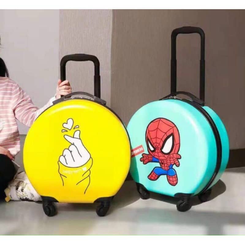 VALI SIZE 18 INCH IN HÌNH KHỦNG LONG BÉ TRAI BÉ GÁI MẪU MỚI NHẤT BÁNH XE XOAY 360 ĐỘ