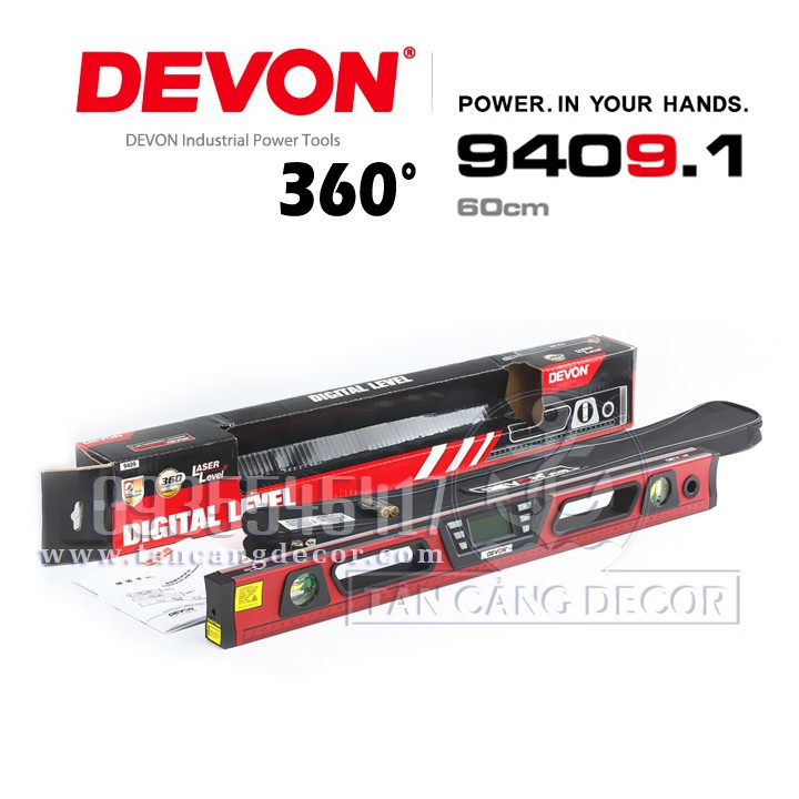 Thước Nivo Đo Cân Bằng Điện Tử 60 cm DEVON 9409.1