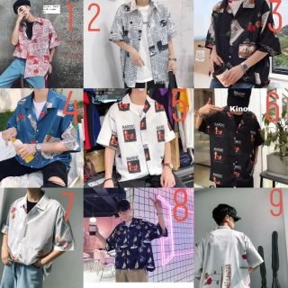 [Kèm Video] TOP 9 MẪU ÁO SƠ MI LỤA 3D NAM NỮ TAY LỠ HÀN QUỐC UZZLANG CỰC ĐẸP (Hàng có sẵn)