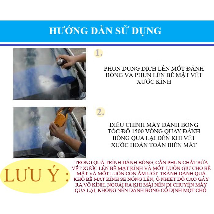 đánh bóng kính chắn gió ô tô , đánh mất vết ố trên bề mặt kính ô tô , đánh sáng bóng kính ô tô